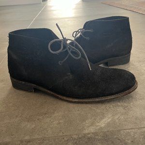 AllSaints Men’s Size 43 Black Suede Chukka Boots Casual Shoes